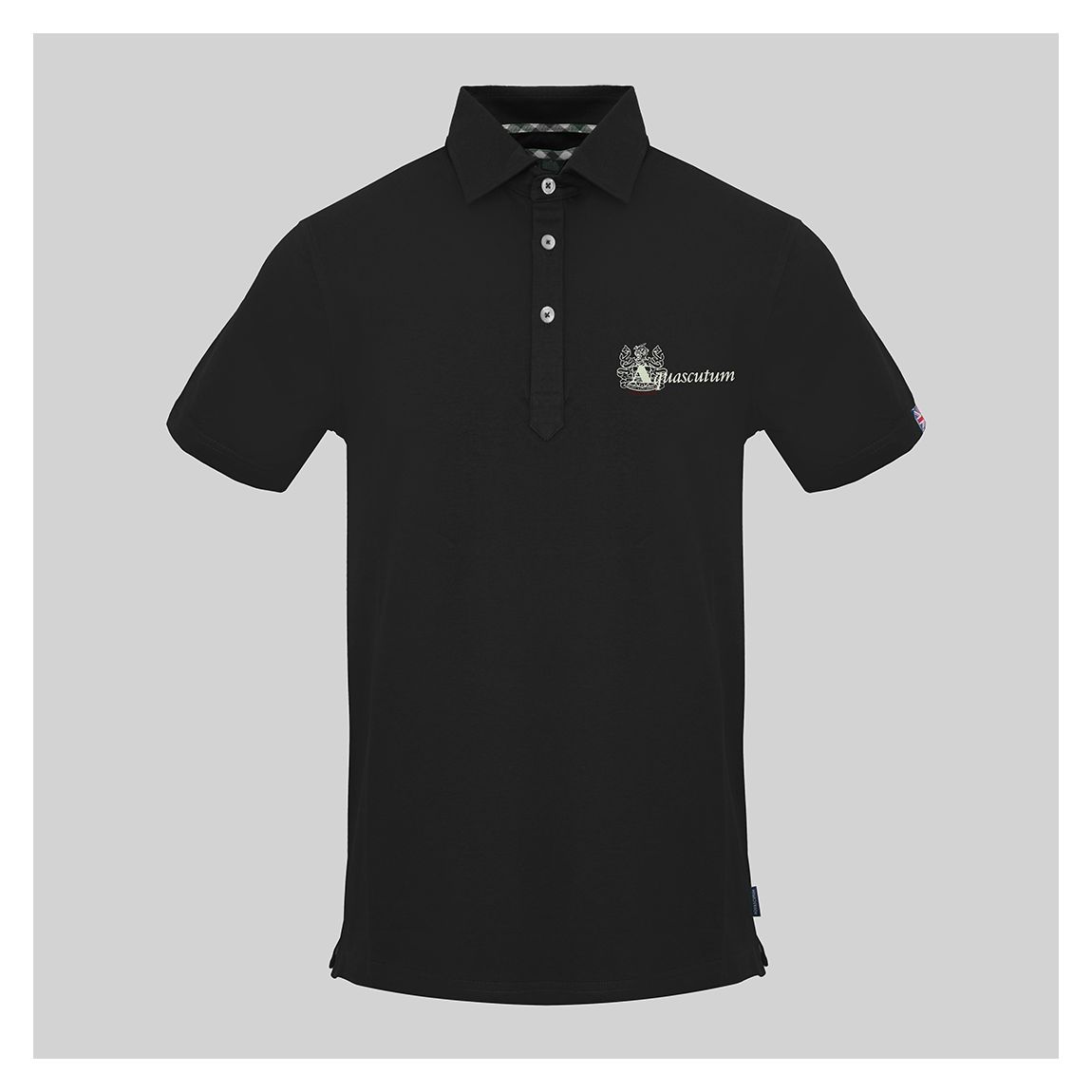 Black Uomo Stretch Branded Polo main product photo
