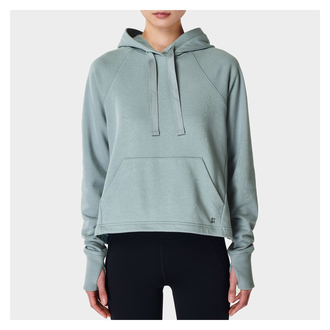 Blue Revive Cropped Hoodie main product photo