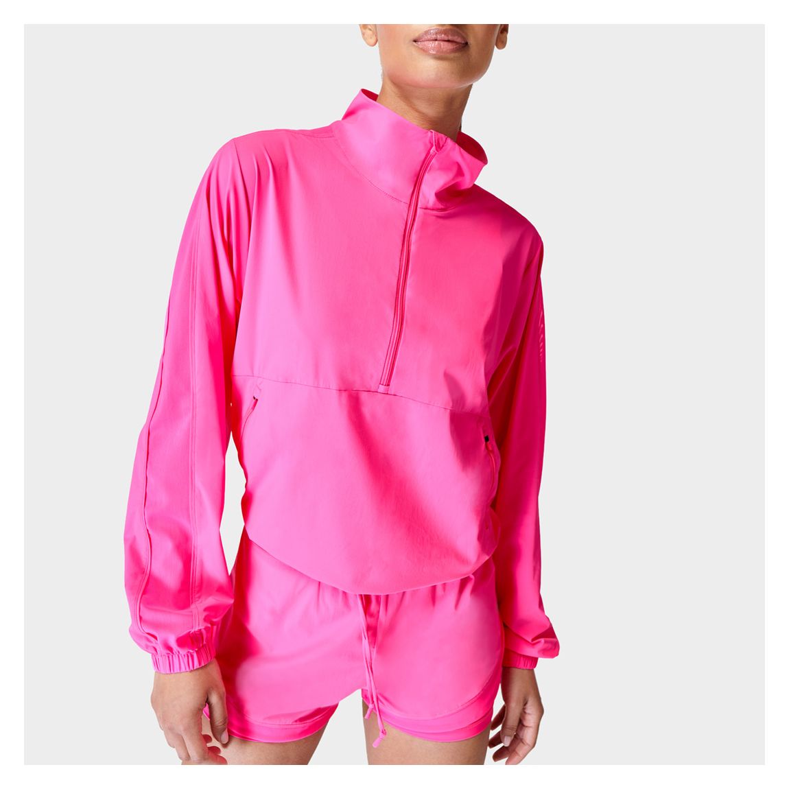 PINK Training Day Half Zip - Hot Pink main product photo