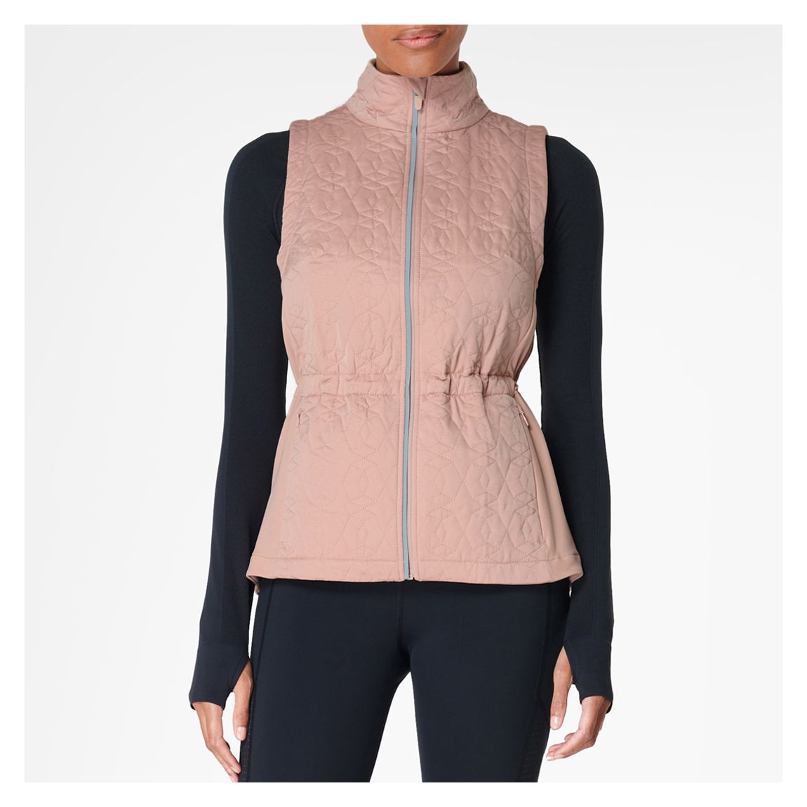 Pink Fast Track Thermal Running Vest main product photo