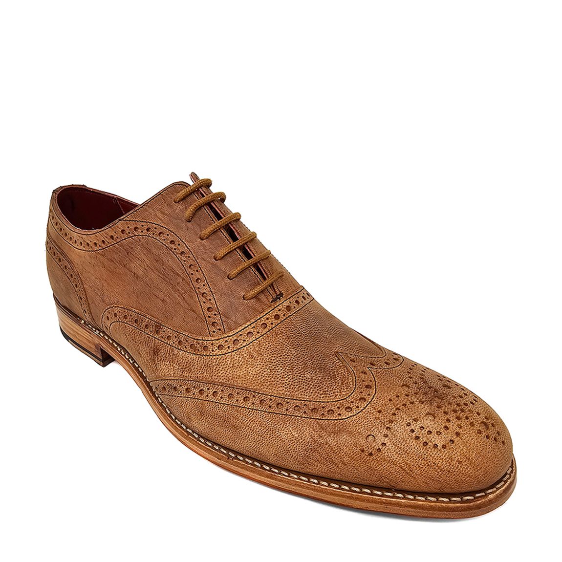 Tan Waxy Calf Brando 2 Oxford Shoe main product photo