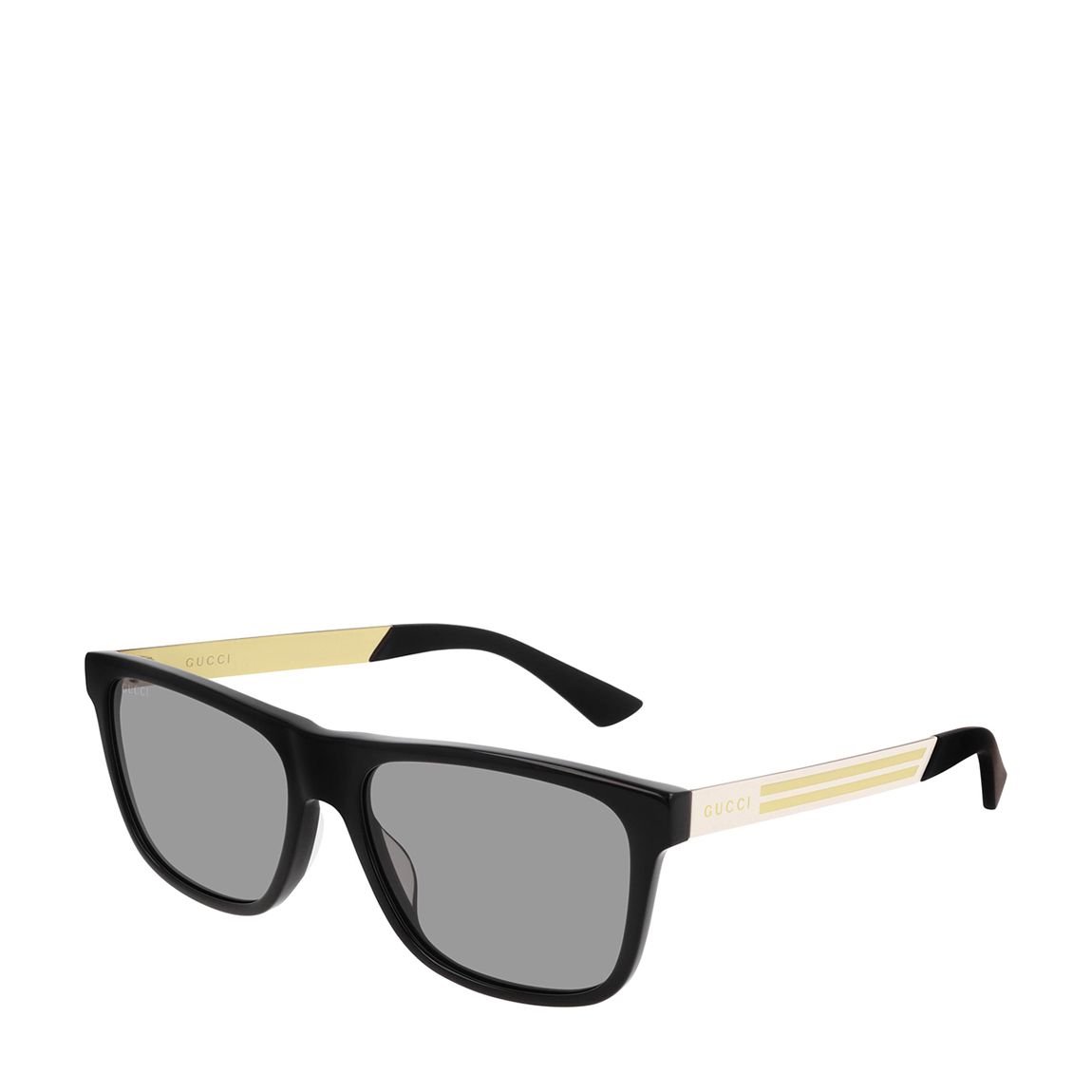 Men's Black Gucci Sunglasses 57mm main product photo