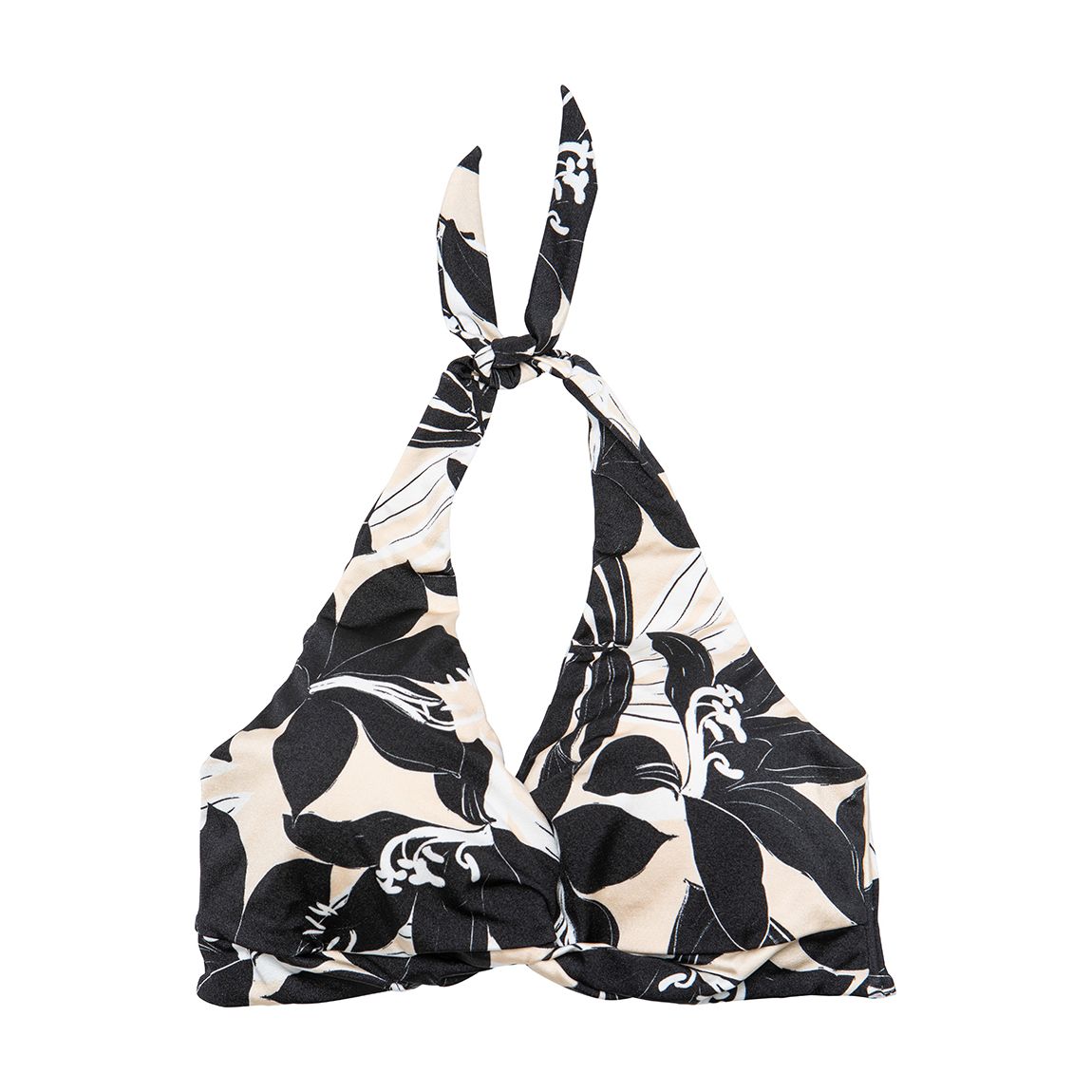 Black Floreale D-Dd Twist Front Top main product photo