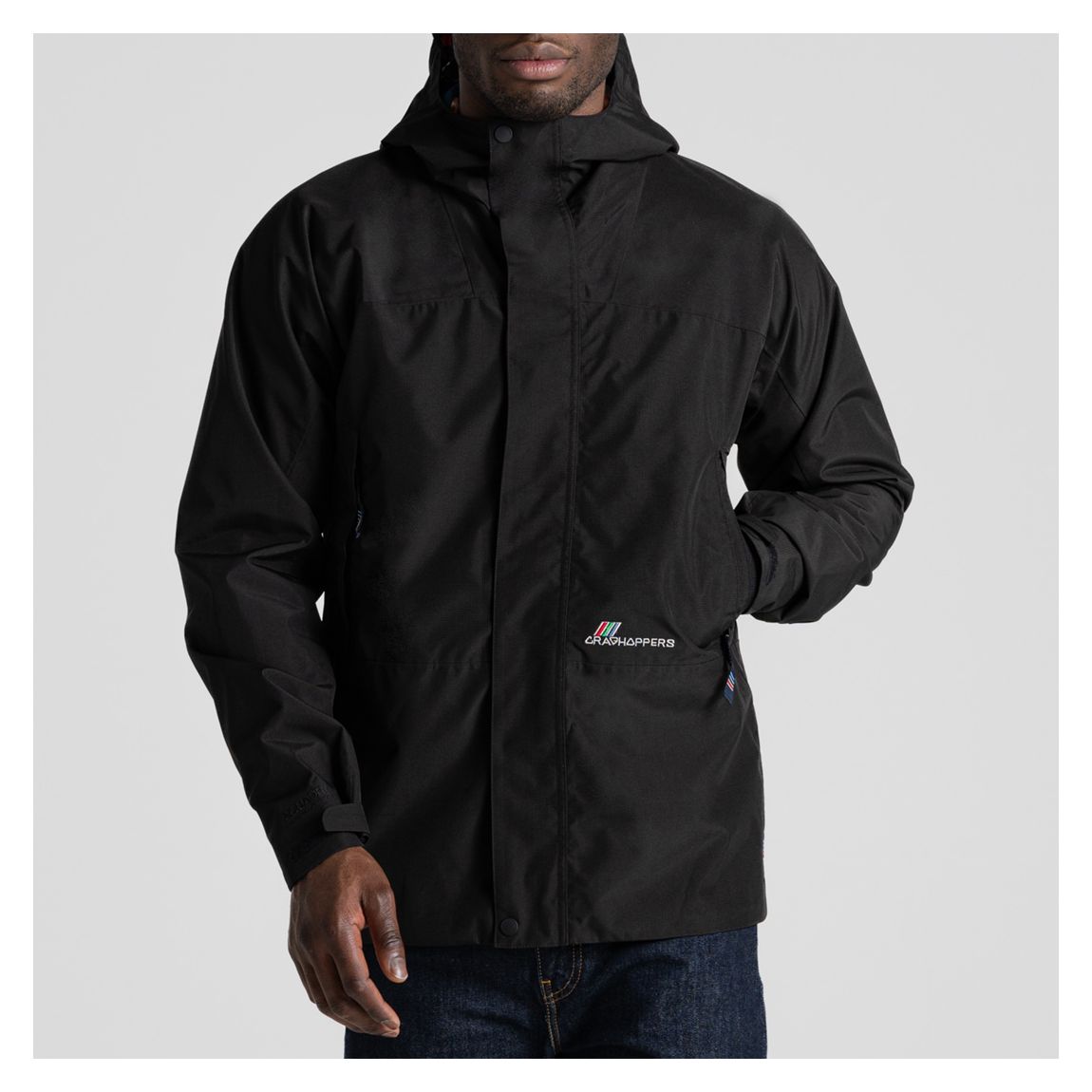 Black Dustin Waterproof Jacket main product photo