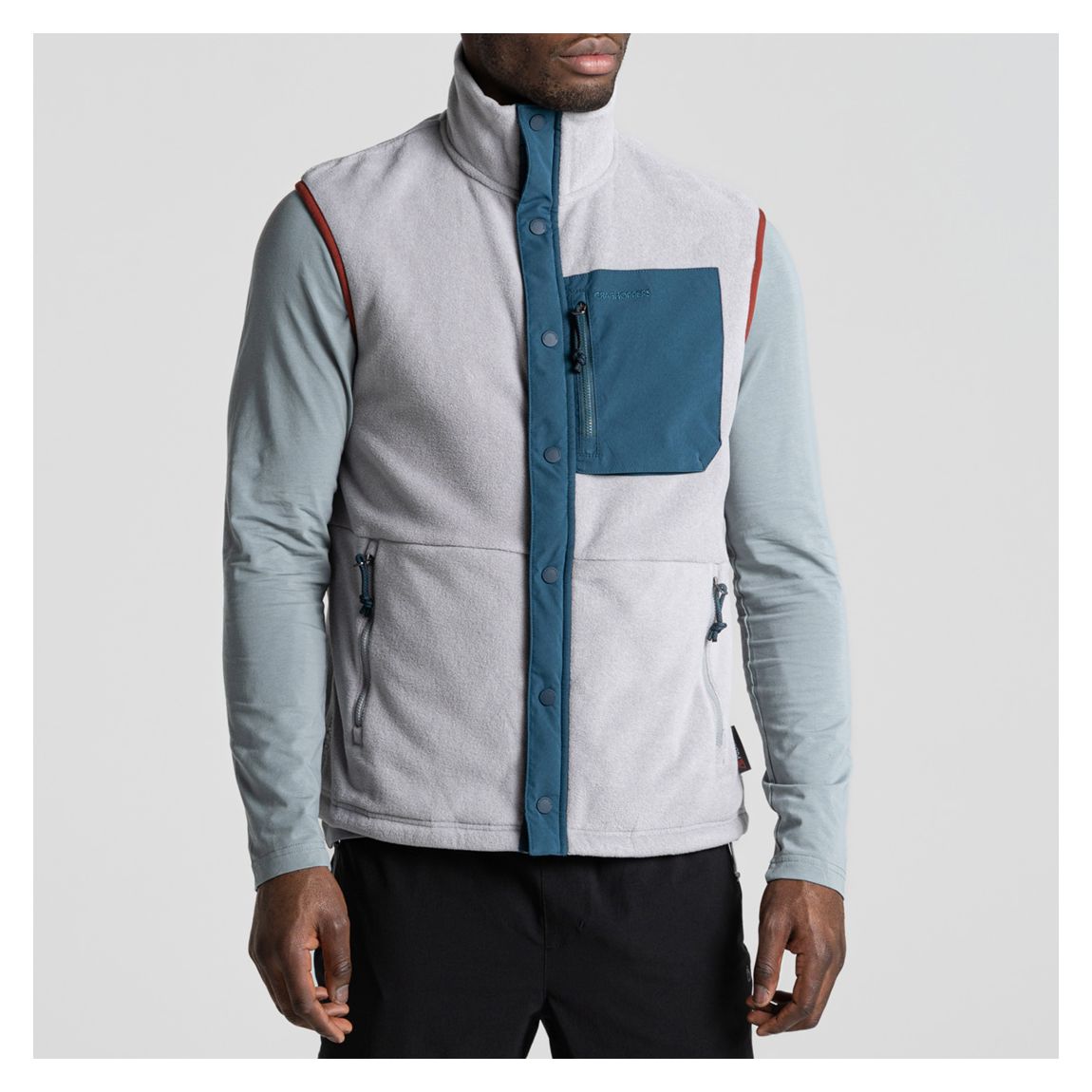 Grey Argo Gilet main product photo