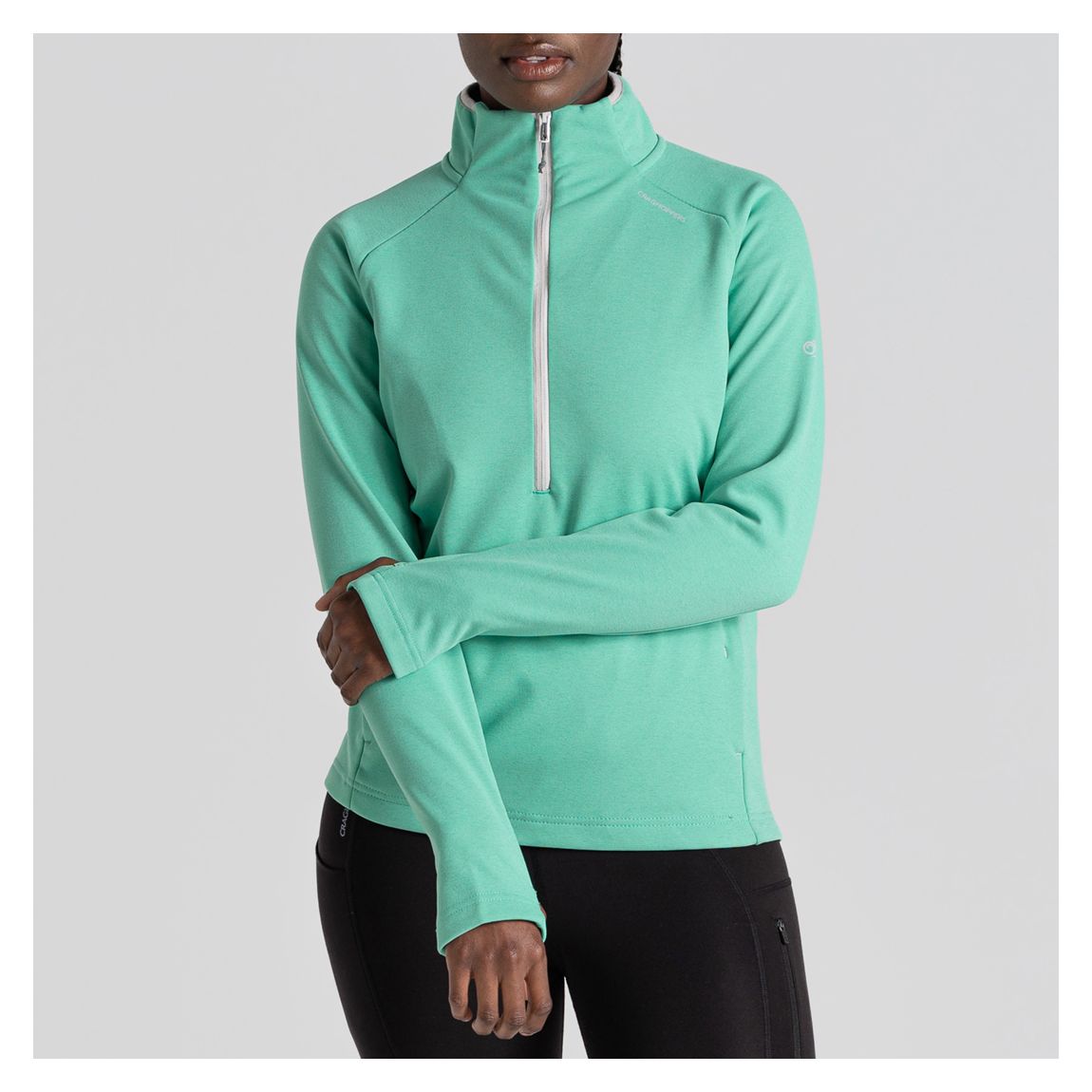 Green Dynamic Pro Half Zip main product photo