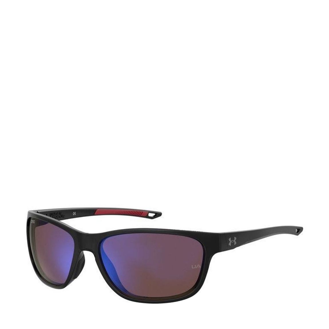Men's Black & Red Under Armour Sunglasses 61mm main product photo