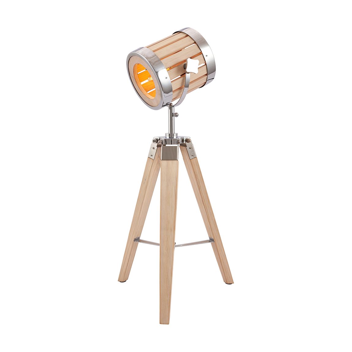 Staithes Natural and Silver Marine Tripod Table Lamp main product photo