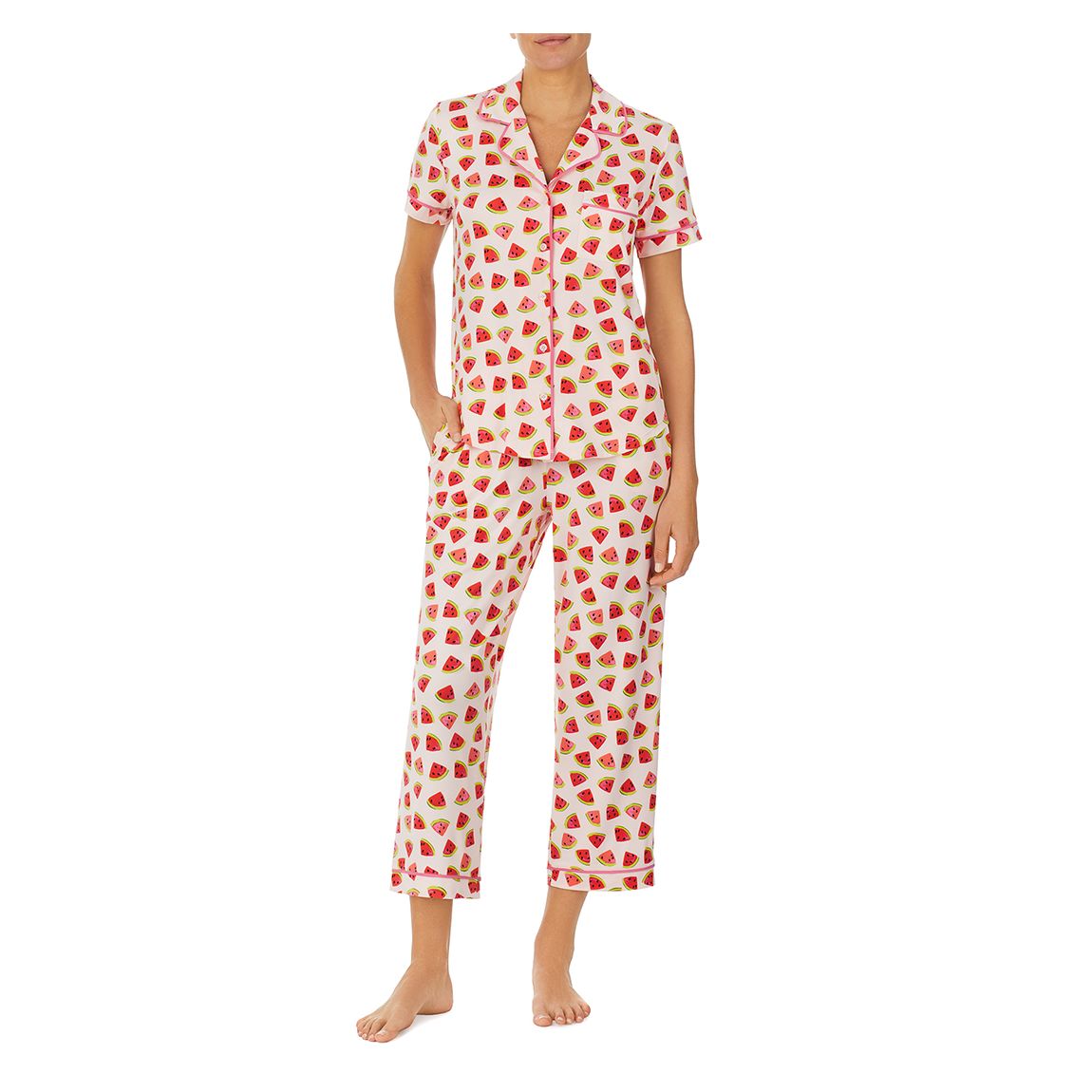 Watermelon Cropped Pyjama Set main product photo