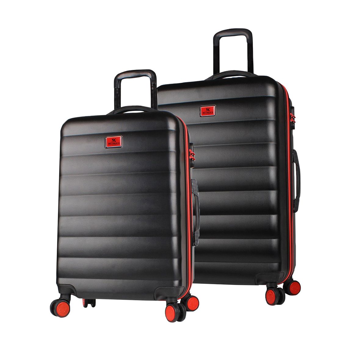 Black Medium & Large Suitcase Set main product photo