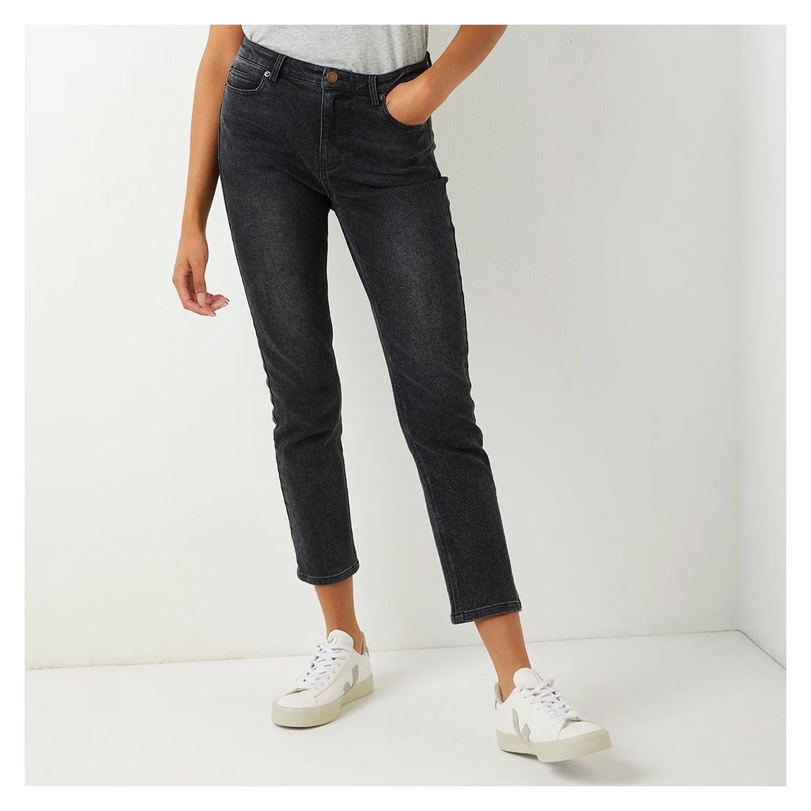 Washed Black Audrey Jeans main product photo