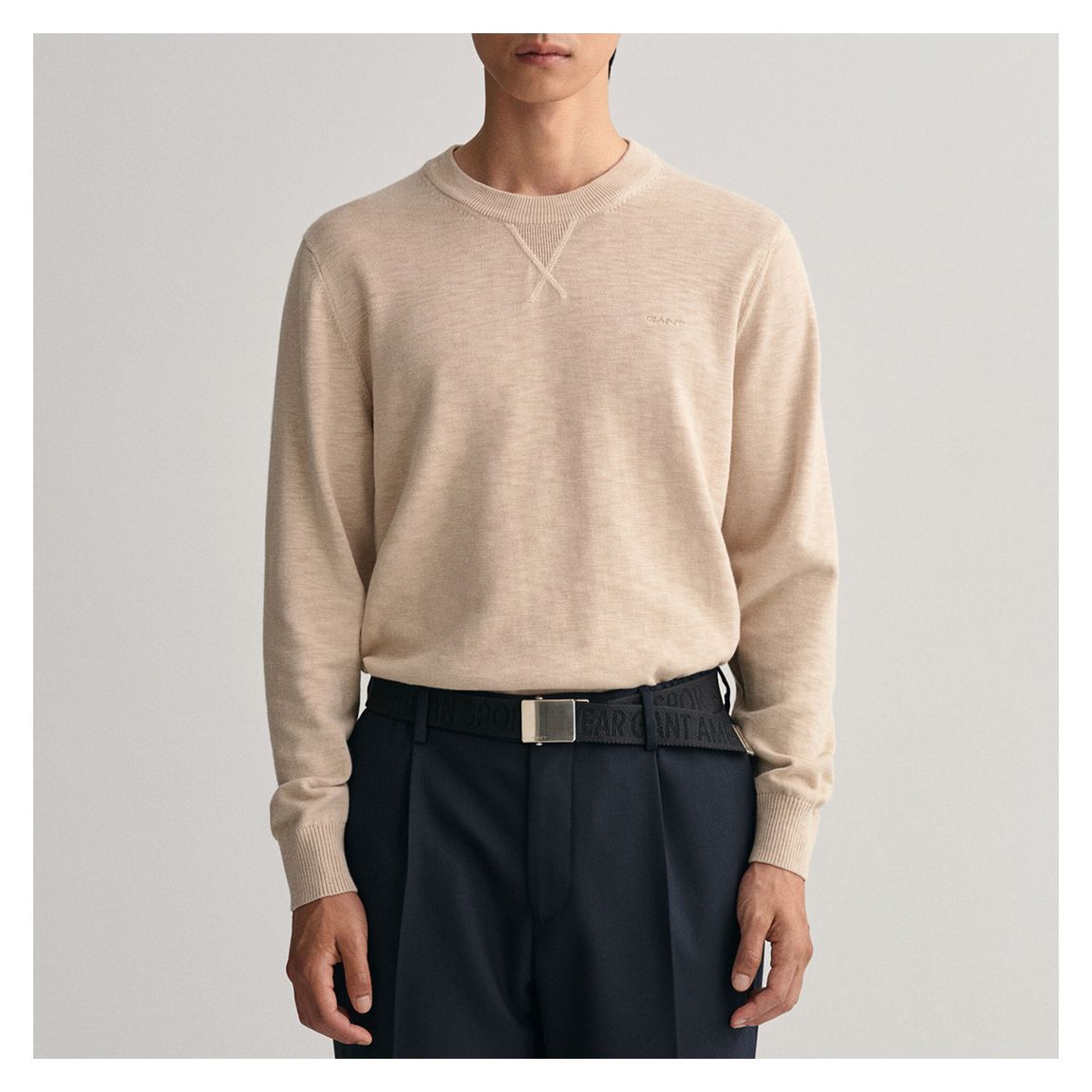 Beige Cotton Jumper main product photo