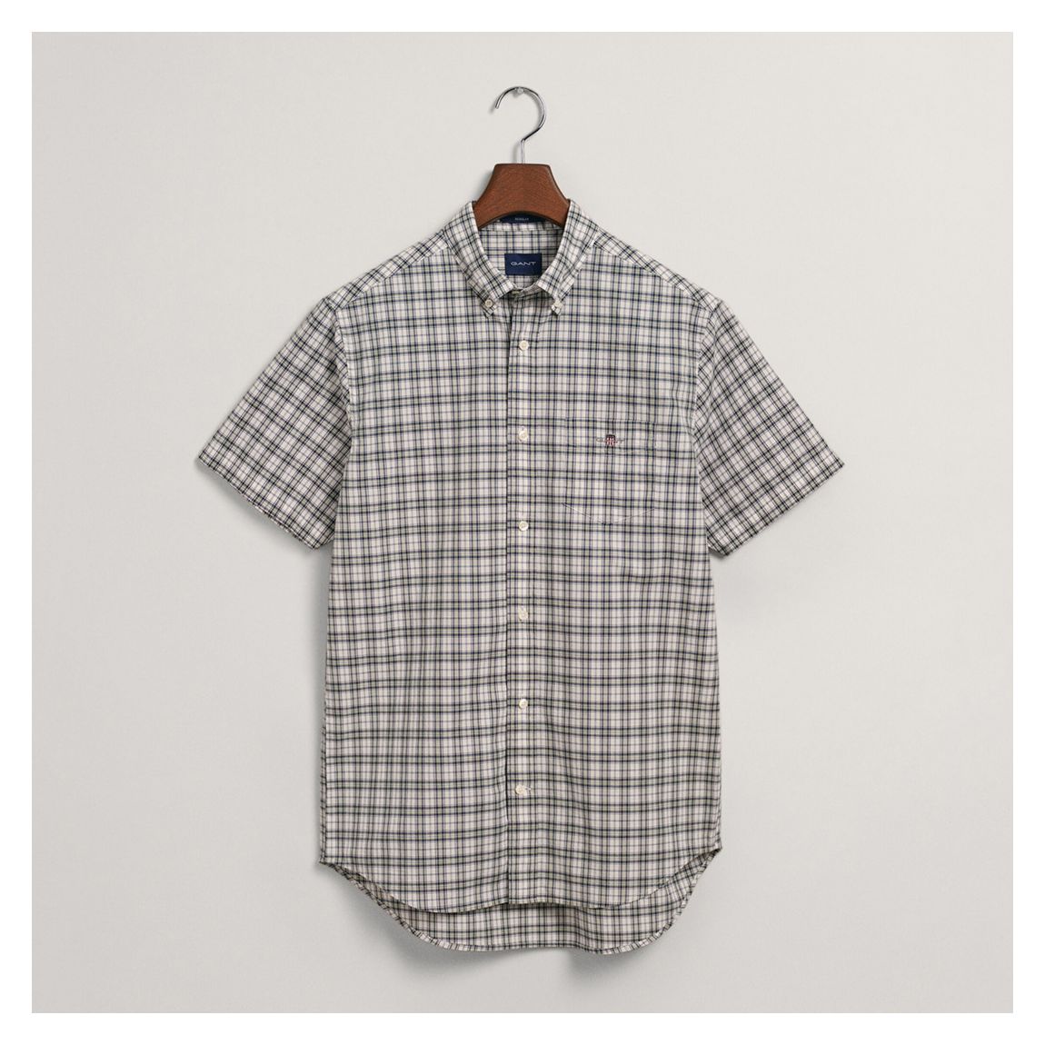 Multi Regular Check Poplin Cotton Shirt main product photo