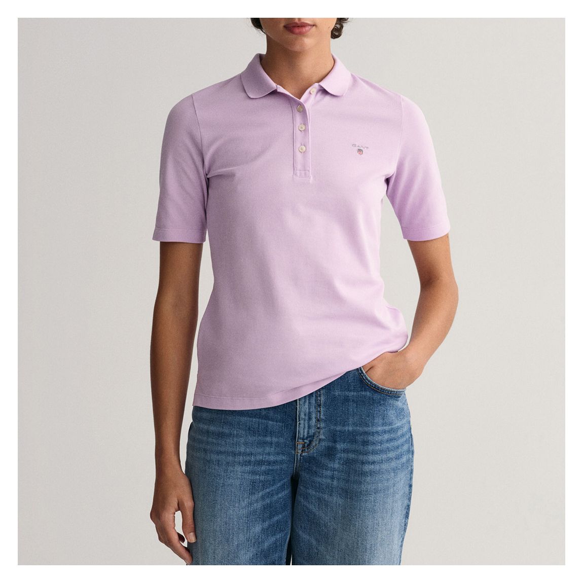 Pink Cotton Polo Shirt main product photo