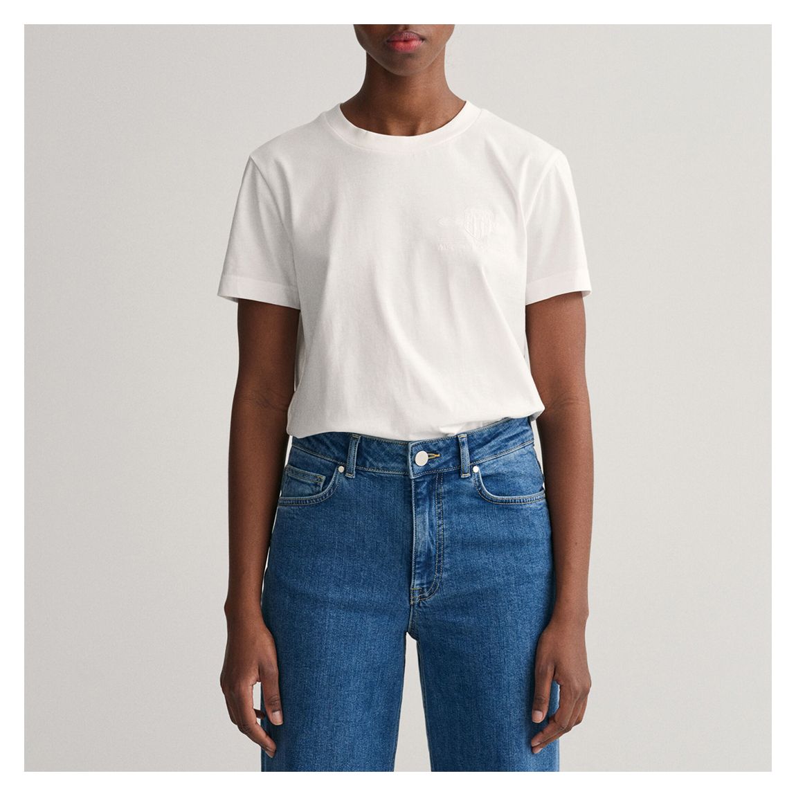 White Short Sleeve T-Shirt main product photo