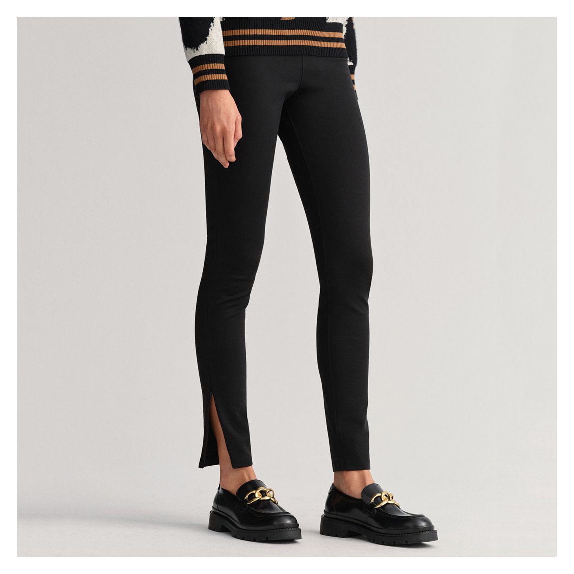 Black Jersey Leggings main product photo