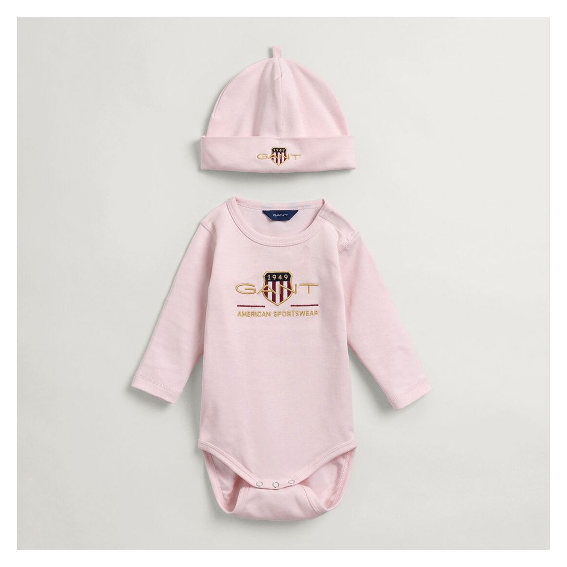Baby Pink Archive Shield Body and Beanie main product photo