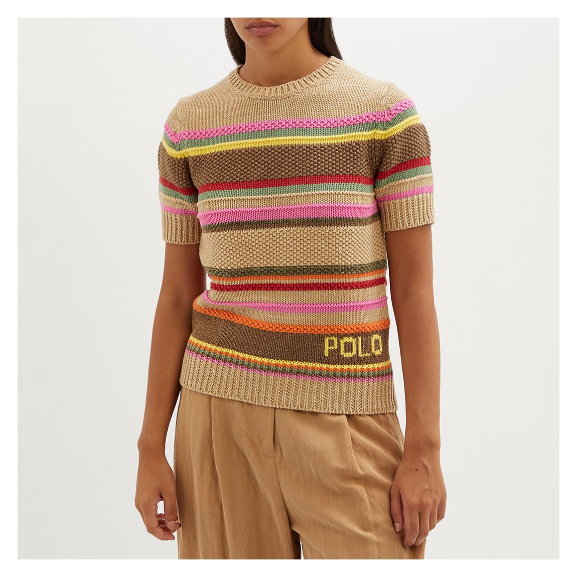 Multi Stripe Cotton Logo Jumper main product photo