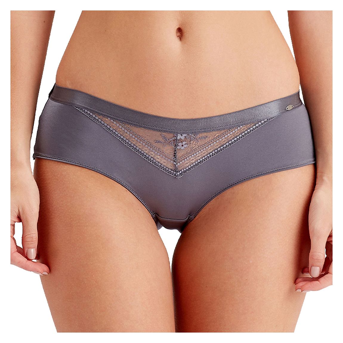 Grey Botanical Lace Short main product photo
