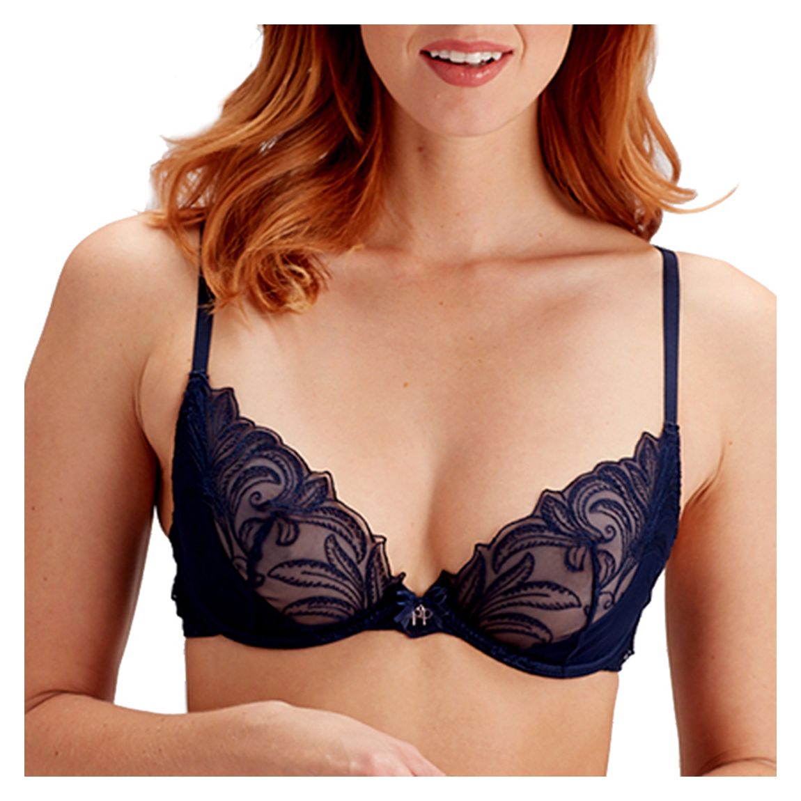Navy Josephine Sling Cup Bra main product photo