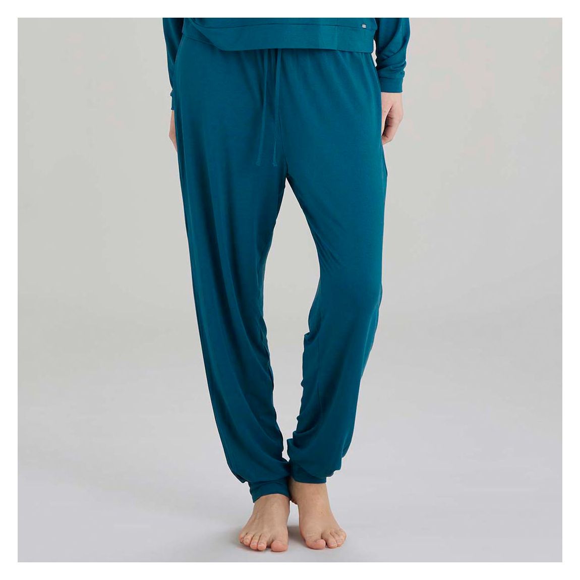 Blue Botanical Lace Lounge Pant main product photo