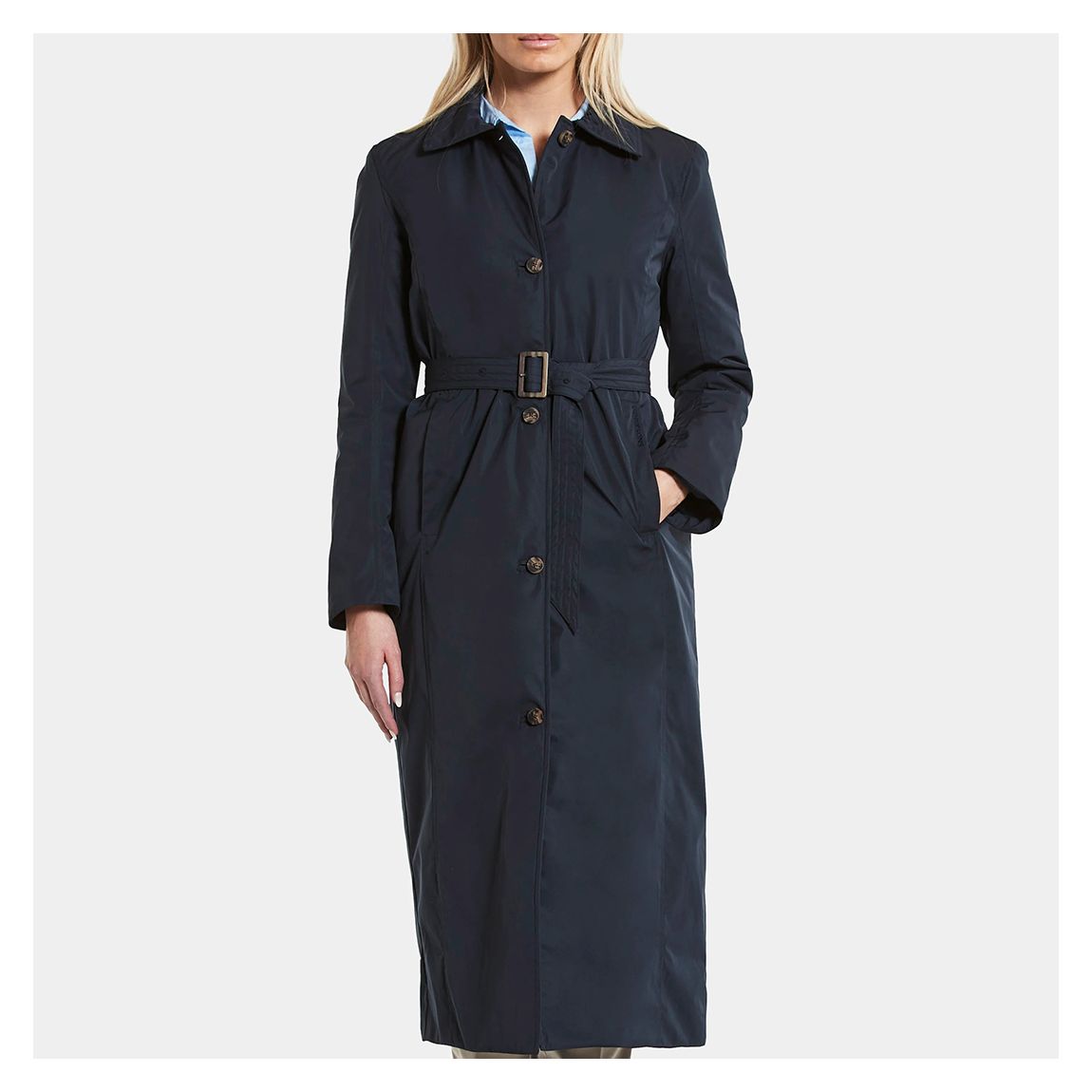 Navy Engla Long Coat main product photo