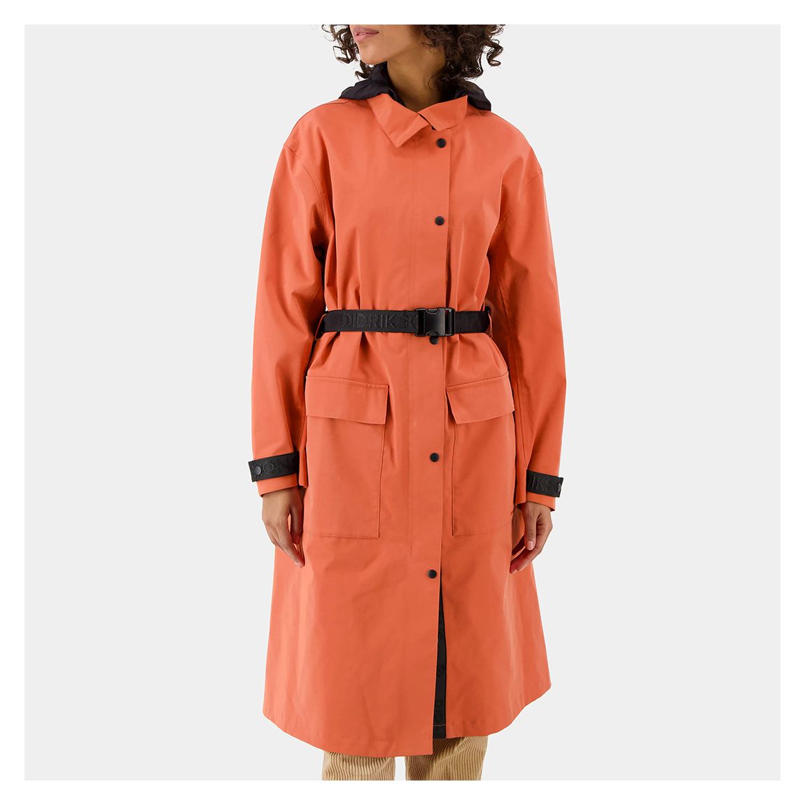 Coral Waterproof Mira Long Coat main product photo