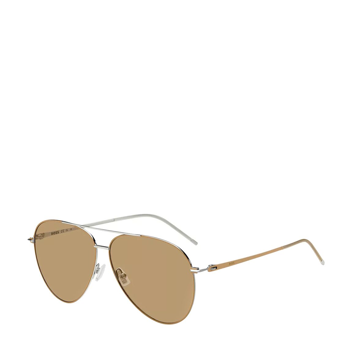 Men's Brown Hugo Boss Sunglasses 54mm main product photo