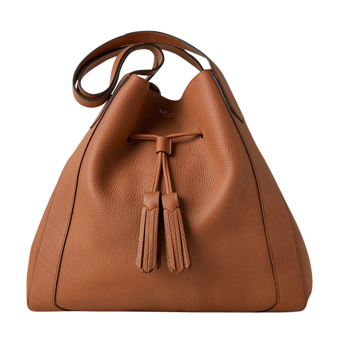 Chestnut Millie Heavy Grain Leather Tote main product photo