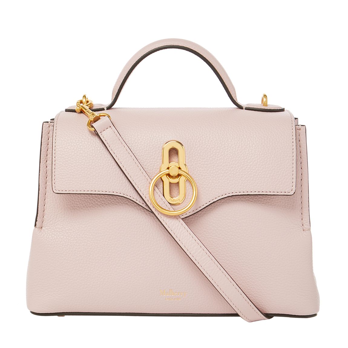 Powder Pink Mini Seaton Classic Grain Leather Bag main product photo