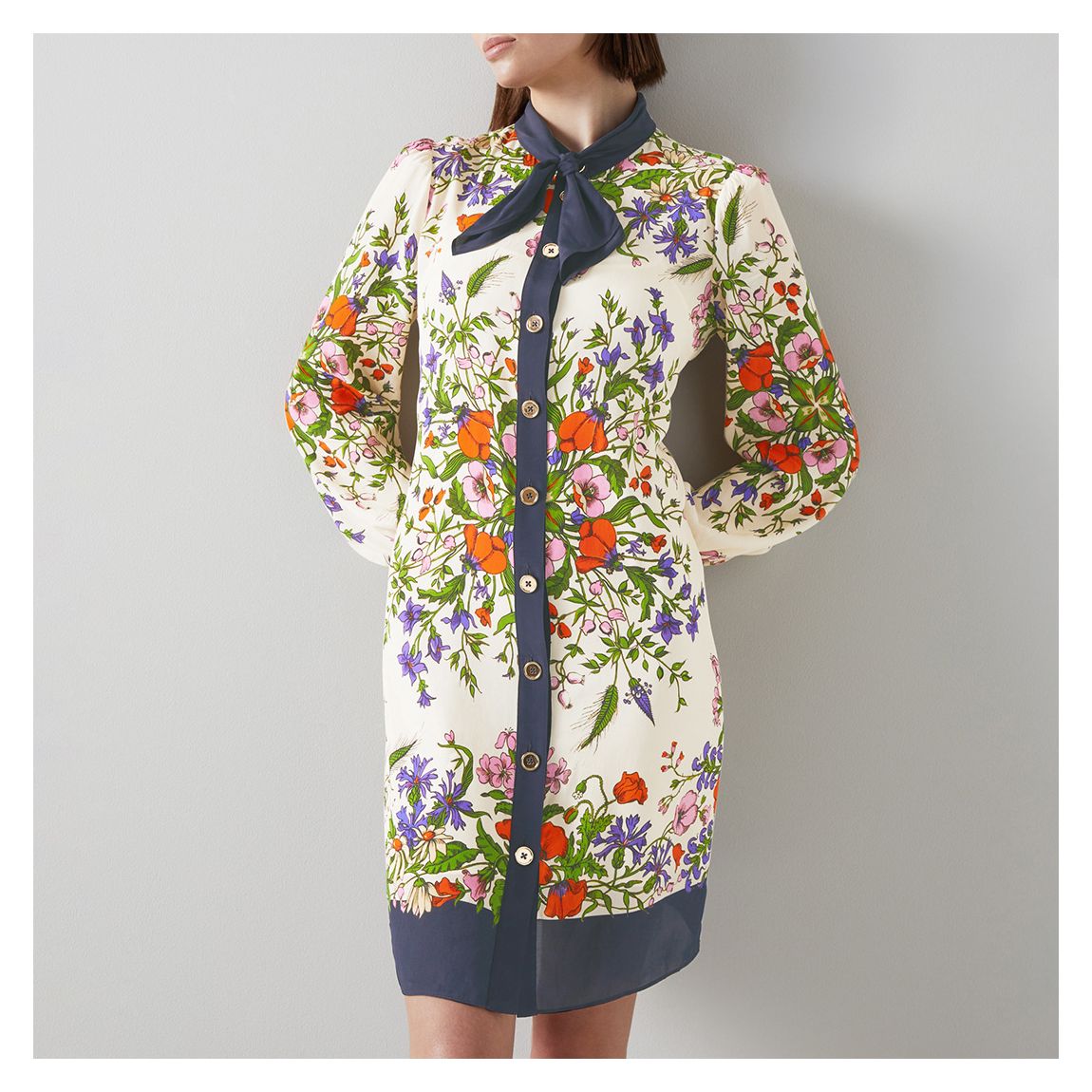 Multi Ernst Silk Mini Dress main product photo