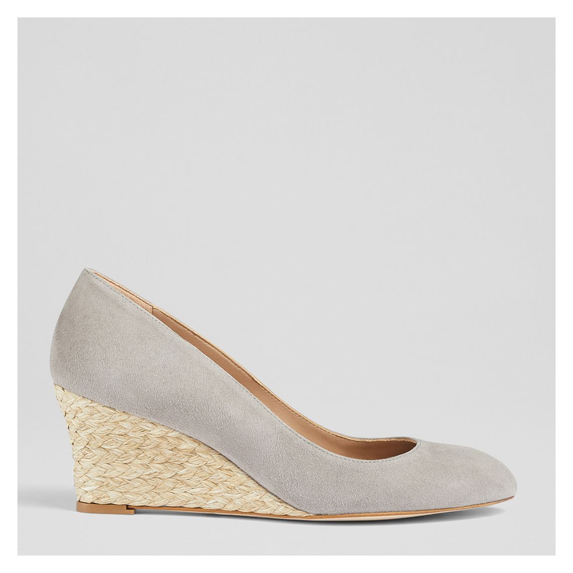 Grey Pale Eevi Wedge Espadrilles main product photo