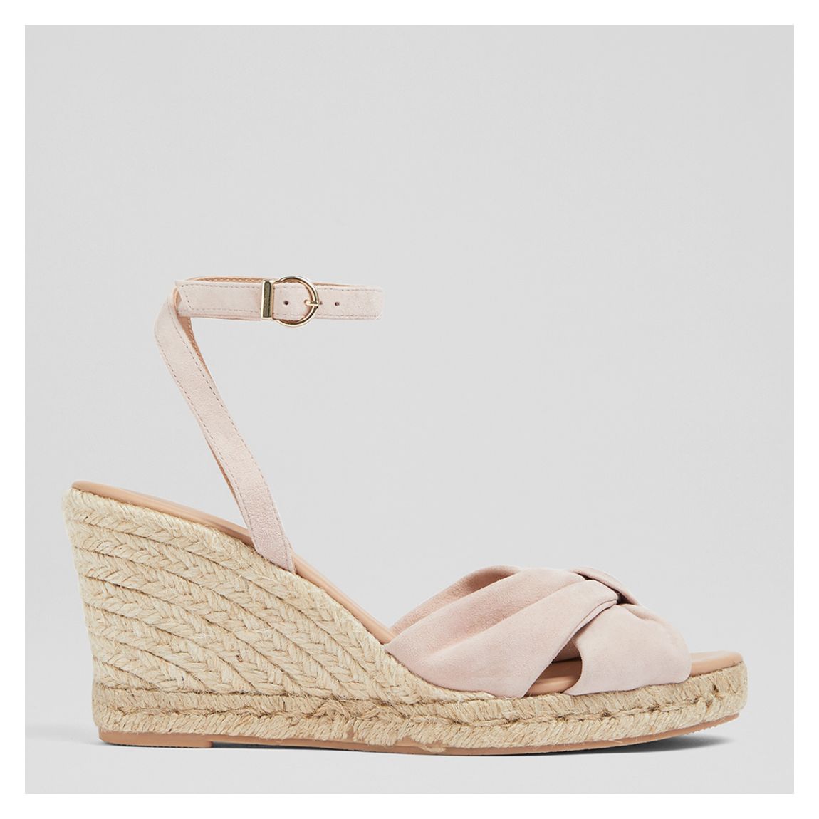 Pink Angela Wedge Espadrilles main product photo