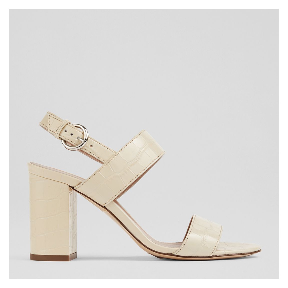 Cream Raya Strappy Heeled Sandals main product photo