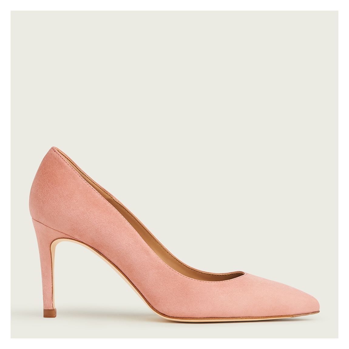 Pink Clay Floret Patent Court Shoes main product photo