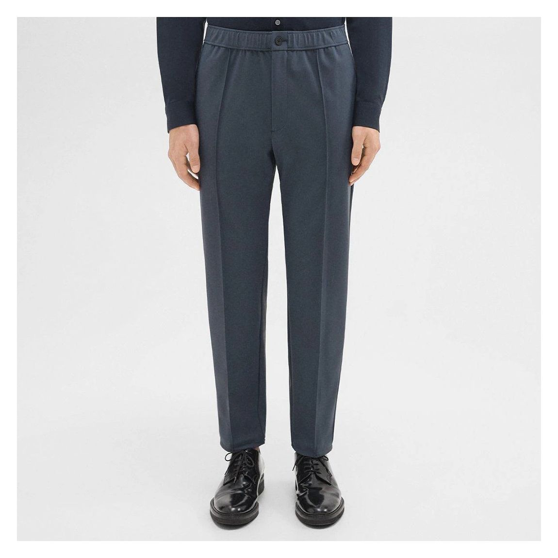 Grey Curtis Straight Trousers main product photo