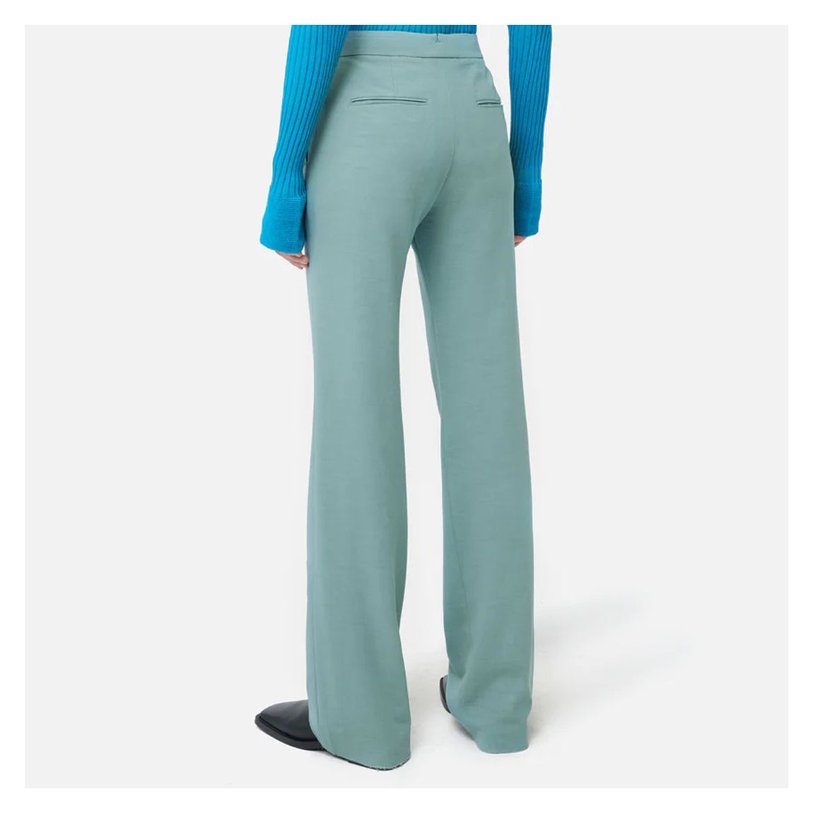 Blue Crosshatch Mason Trousers main product photo