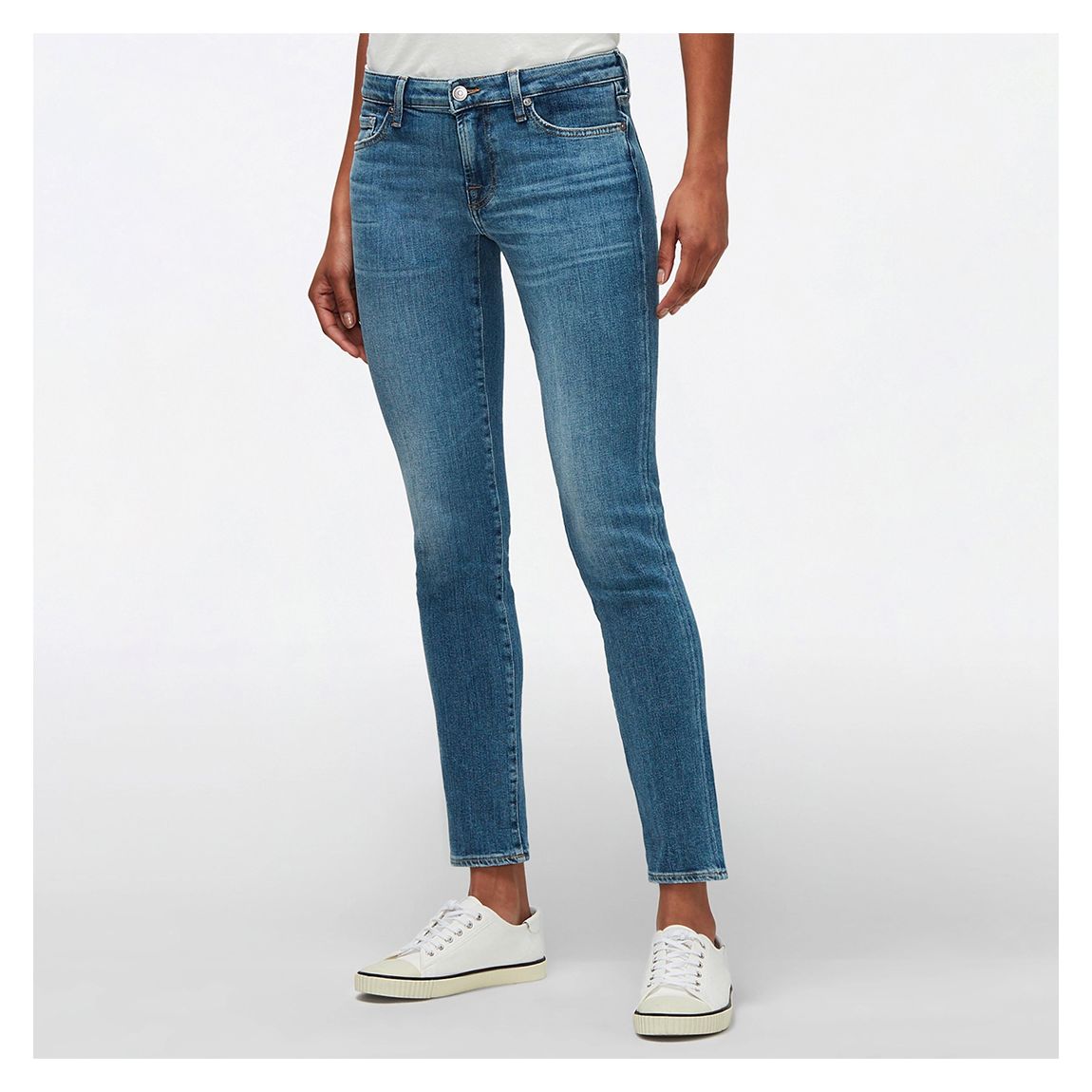 Mid Blue Pyper Slim Stretch Jeans main product photo