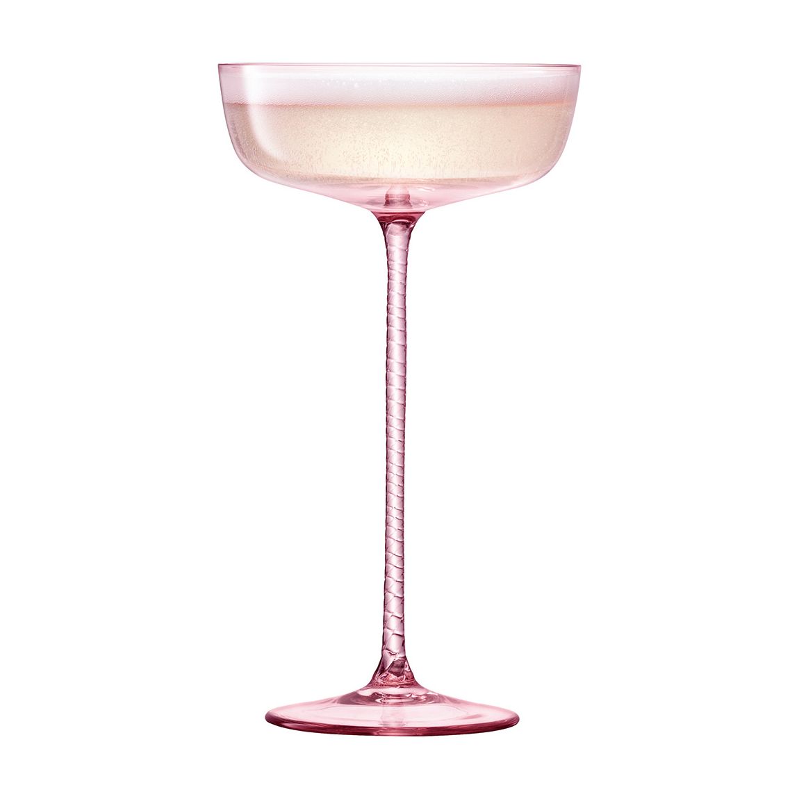 Champagne Theatre Champagne Saucer 190ml Braid/Dawn Pink, Set of 2 main product photo
