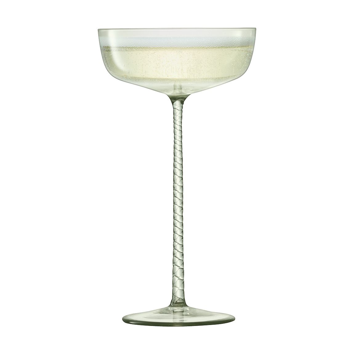 Champagne Theatre Champagne Saucer 190ml Braid/Smoke Grey, Set of 2 main product photo