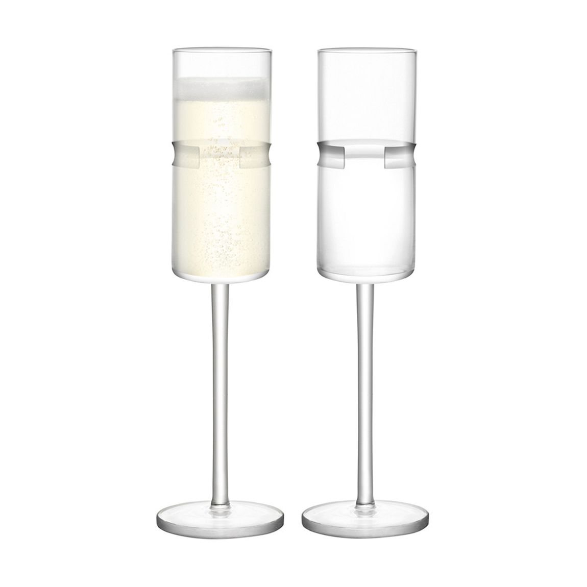 Horizon Champagne Flute 180ml Clear/Cut, Set of 2 main product photo