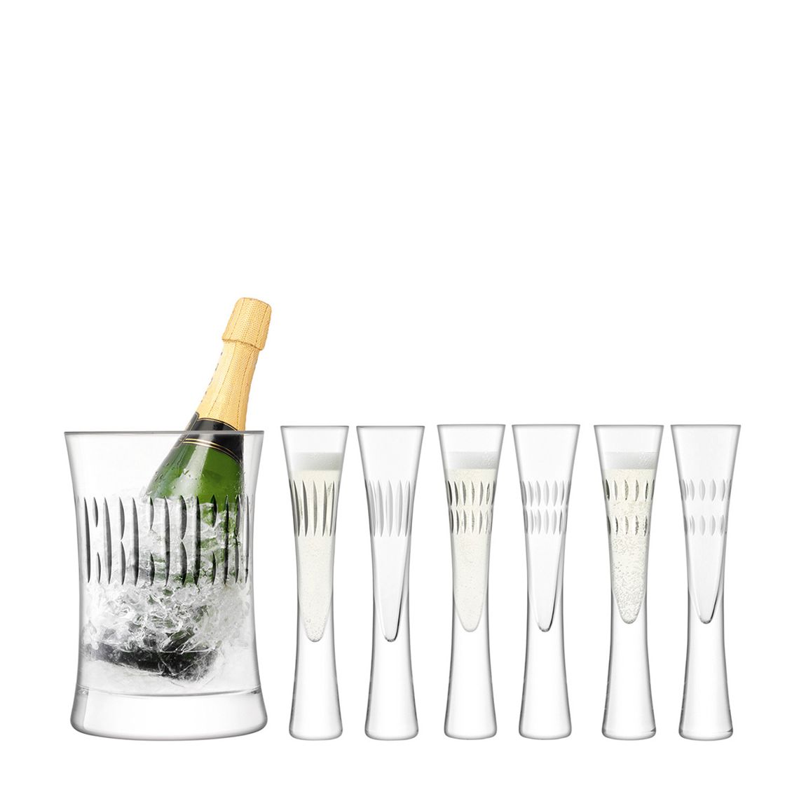 Moya Cut Serving Set Clear/Assorted Cuts main product photo