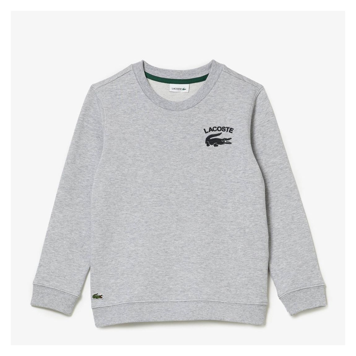 Kid Boy's Grey Logo Crew Neck Jumper main product photo