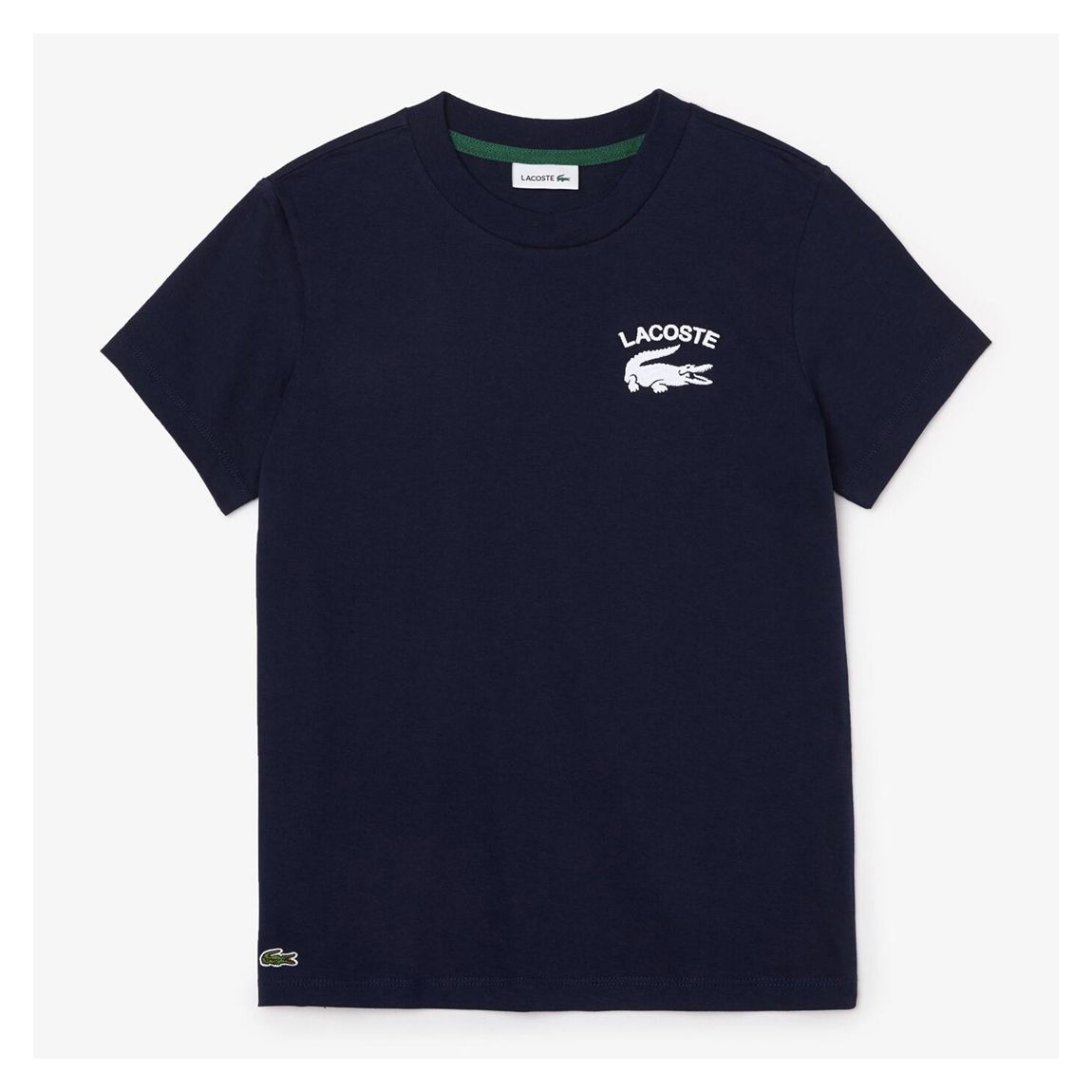 Teen Boy's Black Logo Crew Neck T-Shirt main product photo