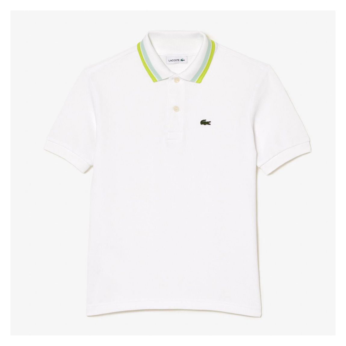 Kid Boy's White Logo Polo Shirt main product photo
