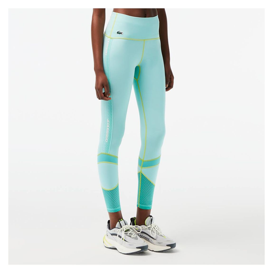 Blue Mesh Sports Leggings main product photo