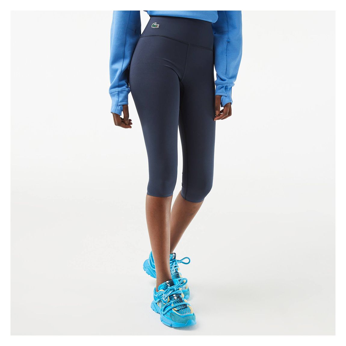 Navy 3/4 Length Leggings main product photo