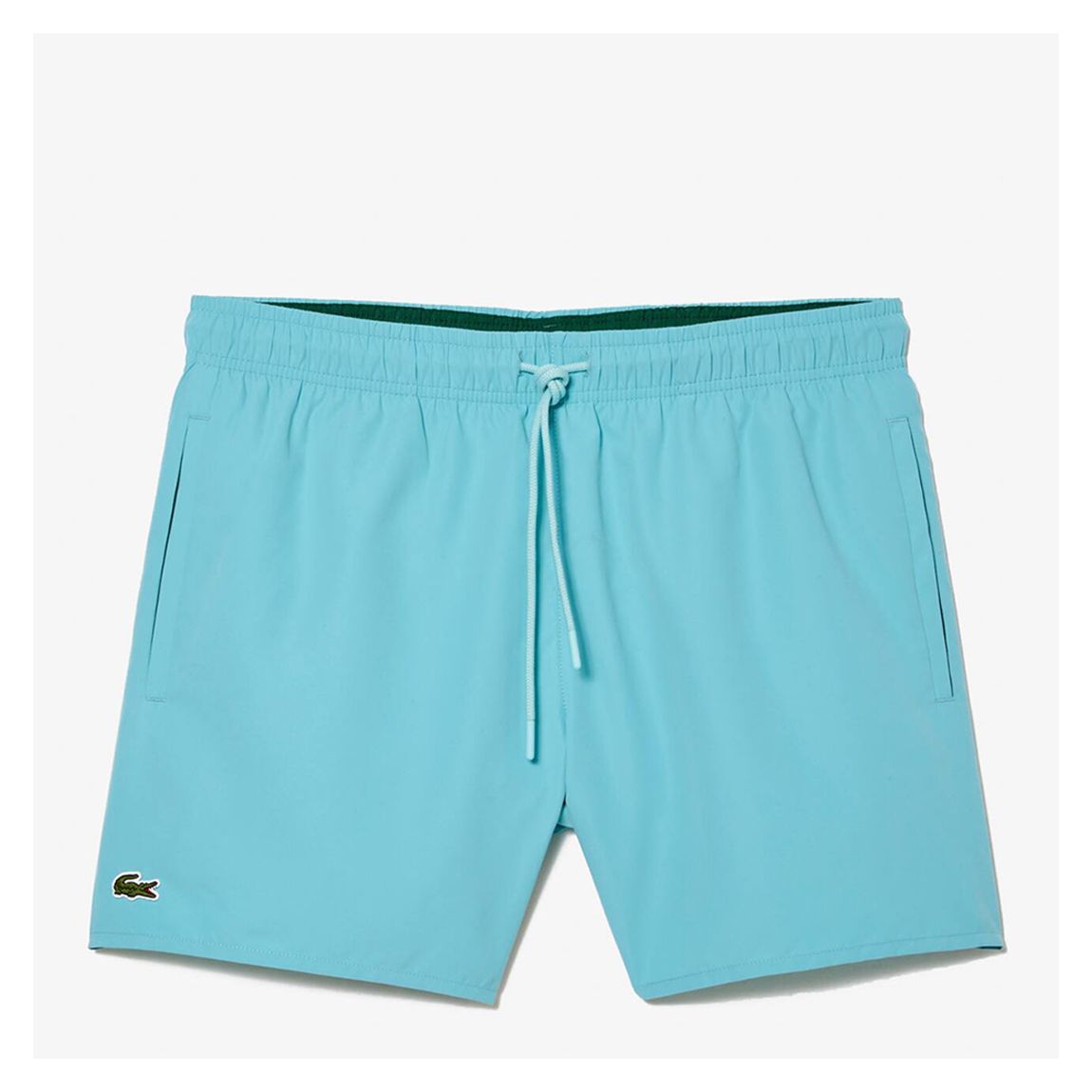 Light Blue Branded Swimming Trunks main product photo