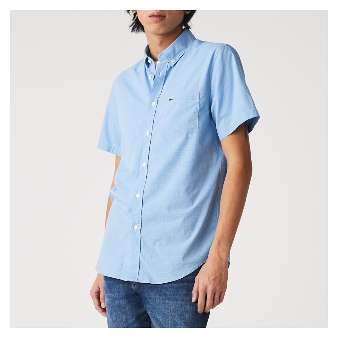 Blue Cotton Button Through Shirt main product photo