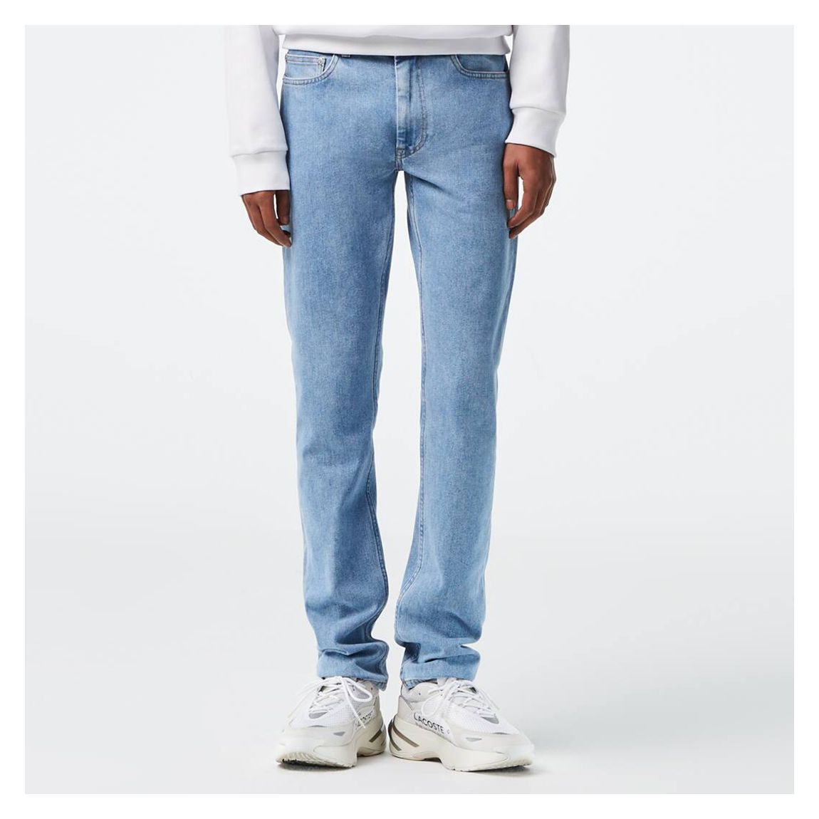 Light Blue Straight Leg Jeans main product photo